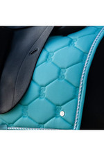 2022 PS Of Sweden Signature Dressage Cotton Saddle Pad 1110-022 - Turquoise